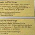 Anzeige Wohnungssuche Vorlage Zeitung Schön Rechte Hetzen Gegen Flüchtlinge Auf Wohnungssuche
