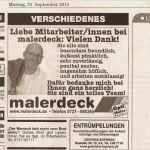 Anzeige Wohnungssuche Vorlage Zeitung Wunderbar Dank Archives Malerdeck