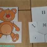 Anziehpuppe Vorlage Best Of Kinderspiel Teddybär Körperteile