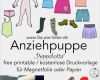 Anziehpuppe Vorlage Cool Anziehpuppe Kostenlose Druckvorlage Handmade Kultur
