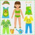 Anziehpuppe Vorlage Erstaunlich Doll Clothes Clipart