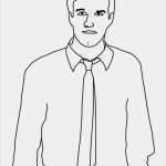 Anziehpuppe Vorlage Genial Malvorlage Mann Mit Krawatte