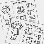 Anziehpuppe Vorlage Schön Preschool Summer Clothes Worksheet