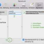 Apple Mail Vorlagen Erstellen Neu Howto HTML E Mail Signatur In Apple Mail Erstellen