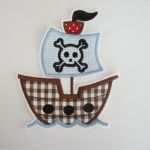 Applikation Stern Vorlage Luxus Piratenschiff Applikation Xl Application