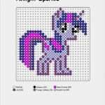 Aquabeads Vorlagen Zum Ausdrucken Wunderbar Mlp Twilight Sparkle Bügelperlen Vorlage Perler Bead