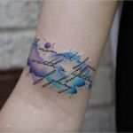 Aquarell Tattoo Vorlagen Elegant Schrift Tattoo Wasserfarben Aquarell Tattoo