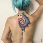 Aquarell Tattoo Vorlagen Neu Cool Aquarell Spirale Zurück Tattoo Aquarell