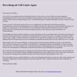 Arbeitsagentur Lebenslauf Vorlage Erstaunlich Callcenter Agent Bewerbung Schreiben Bewerbungsforum
