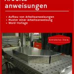 Arbeitsanweisung Vorlage Doc Erstaunlich Arbeitsanweisung Muster Word Arbeitsanweisungen Richtig