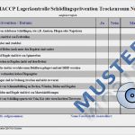 Arbeitsanweisung Vorlage Excel Großartig Haccp Checklisten Für Küchen Haccp Excel formular