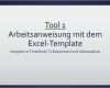 Arbeitsanweisung Vorlage Excel Neu Erstellen Von Arbeitsanweisungen