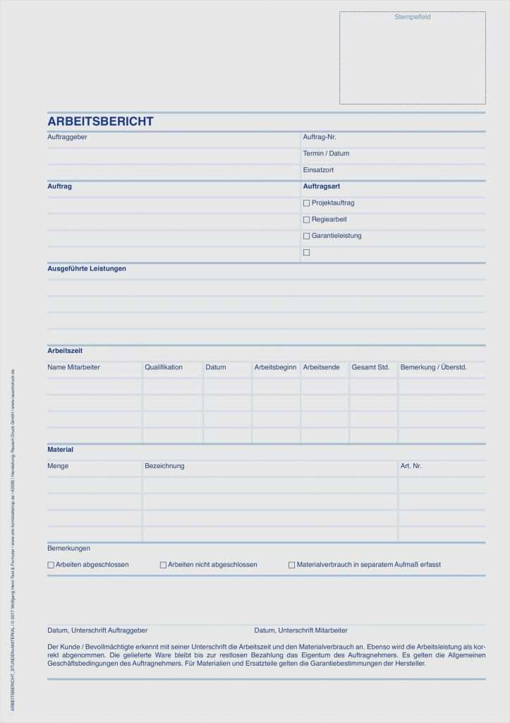 Arbeitsbericht Vorlage Excel Inspiration Arbeitsbericht Vorlage Handwerk Kostenlos Genial