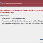 Arbeitsschutzunterweisung Vorlage Cool Unterweisung Reinigungskraft sofort Download