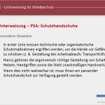 Arbeitsschutzunterweisung Vorlage Einzigartig Unterweisungspräsentation Persönliche Schutzausrüstung