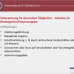 Arbeitsschutzunterweisung Vorlage Gut Unterweisung Erzieher In In Kindergärten sofort Download