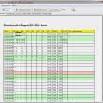 Arbeitsstunden Vorlage Pdf Gut Stundenzettel Download