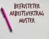 Arbeitsvertrag Kurzfristige Beschäftigung Vorlage Schön Befristeter Arbeitsvertrag Muster Download