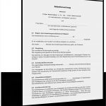 Arbeitsvertrag Vorlage Vollzeit Inspiration Daher Entbindet Das Muster Den Verwender Nicht Von Der