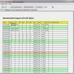 Arbeitszeiterfassung Vorlage Pdf Elegant Stundenzettel