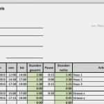 Arbeitszeitnachweis Excel Vorlage Genial Arbeitszeitnachweis Download