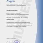 Arbeitszeugnis Koch Vorlage Einzigartig Berufszertifikate & Diplome