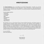 Arbeitszeugnis Muster Vorlage Wunderbar 18 Arbeitszeugnis Vorlage