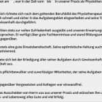 Arbeitszeugnis Physiotherapeut Vorlage Genial Zeugnisgalerie