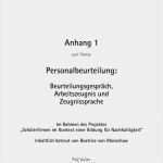Arbeitszeugnis Vorlage Kfz Mechaniker Angenehm Anhang 1 Personalbeurteilung Pdf
