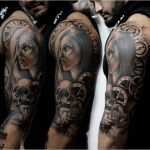 Arm Tattoo Vorlagen Neu Tattoo Frau Uhr Skull Biomechanik Tattoos