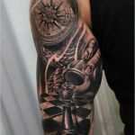 Arm Tattoo Vorlagen Neu Tattoo Schachfigur Kompass Arm Tattoos