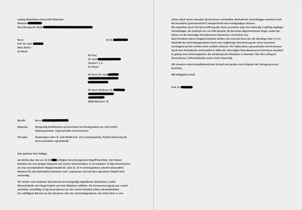 Arztbrief Vorlage Word Erstaunlich ...