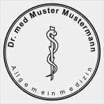 Arztstempel Vorlage Best Of Arztstempel 40 Mm Rund