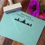 Arztstempel Vorlage Hübsch Adressstempel Skyline 60x30mm Easystempel