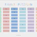 Aufgabenliste Vorlage Pdf Inspiration Putzplan Vorlage Familie sonstiges