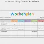 Aufgabenliste Vorlage Süß Mit Der Kostenlosen Vorlage „wochenplan“ Kannst Du Deine