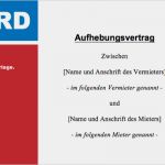 Aufhebungsvertrag Vorlage Kostenlos Einzigartig Word Vorlage Aufhebungsvertrag Mietvertrag