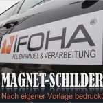 Aufkleber Nach Vorlage Cool Wir Drucken Magnetschilder Nach Vorlage