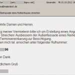 Auftragsbestätigung E Mail Vorlage Best Of Emailanfrage Für Fassadenangebot Kein Geld Ver Nen