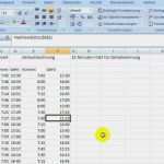 Aufzeichnung Arbeitszeit Vorlage Schön formeln Für Berechnungen Von Zeittakten Mit Excel