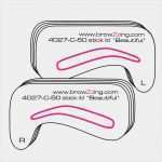 Augenbrauenform Vorlage Gut Browzzing Stick Me Selbsthaftende Augenbrauenschablonen