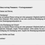 Außerordentliche Kündigung Vorlage Bewundernswert Vorlage Und Muster – Kündigung – Kündigung Fitnessstudio