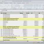 Ausschreibung Erstellen Vorlage Elegant Excel Ausgabe Lv