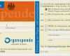 Ausweis Drucken Vorlage Erstaunlich organspendeausweis Pdf Vorlage Download Chip