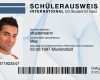 Ausweis Drucken Vorlage Erstaunlich Schülerausweis Classic White