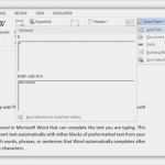 Auto Inserat Text Vorlage Beste Insert Text Automatically Using Auto Text Feature Of