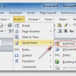 Auto Inserat Text Vorlage Cool where is Autotext In Microsoft Fice 2007 2010 2013 and 365