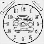 Auto Preisschild Vorlage Kostenlos Genial Uhr Ausmalbild 02