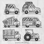 Auto Skizzen Vorlagen Genial Set Auto Skizzen