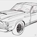 Auto Skizzen Vorlagen Hübsch Zeichnung ford Mustang Zeichnungen In 2019